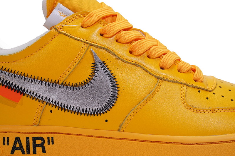 【CA3TS】黄皮 STOS版空军低帮联名板鞋 DD1876-700 Off-White x Nike Air Force 1 Low University Gold