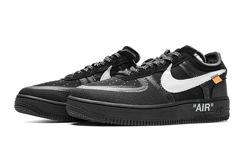 【CA3TS】空军网纱黑 STOS版空军低帮联名板鞋 AO4606-001 OFF White X Air Force 1 Low Black