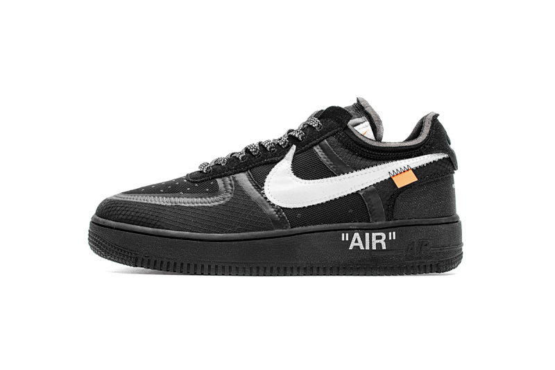 【CA3TS】空军网纱黑 STOS版空军低帮联名板鞋 AO4606-001 OFF White X Air Force 1 Low Black