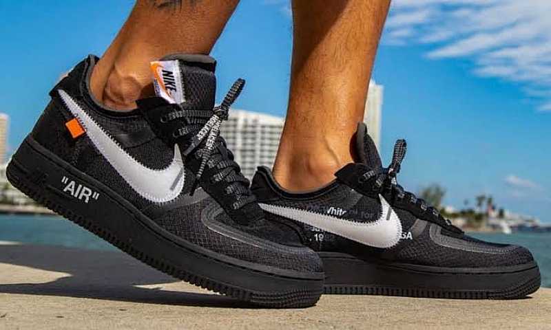 【CA3TS】空军网纱黑 STOS版空军低帮联名板鞋 AO4606-001 OFF White X Air Force 1 Low Black