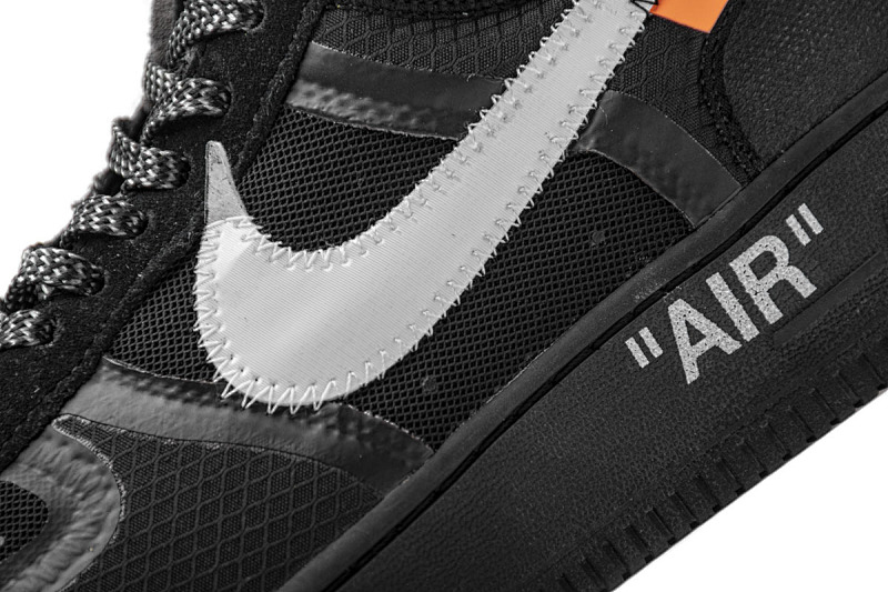 【CA3TS】空军网纱黑 STOS版空军低帮联名板鞋 AO4606-001 OFF White X Air Force 1 Low Black