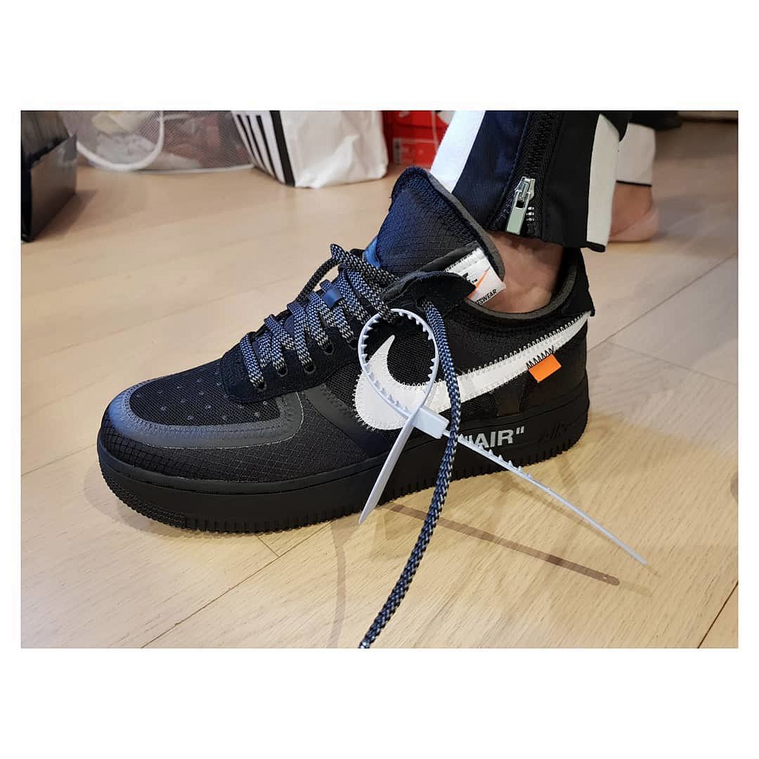 【CA3TS】空军网纱黑 STOS版空军低帮联名板鞋 AO4606-001 OFF White X Air Force 1 Low Black
