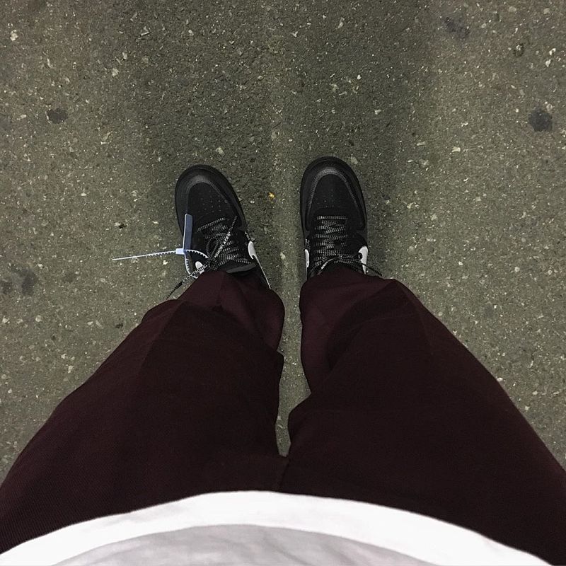【CA3TS】空军网纱黑 STOS版空军低帮联名板鞋 AO4606-001 OFF White X Air Force 1 Low Black