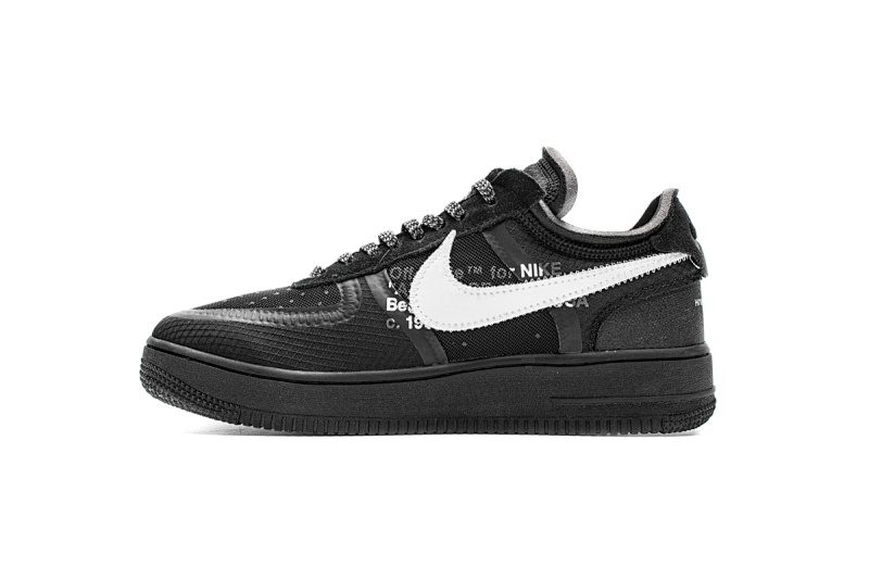 【CA3TS】空军网纱黑 STOS版空军低帮联名板鞋 AO4606-001 OFF White X Air Force 1 Low Black