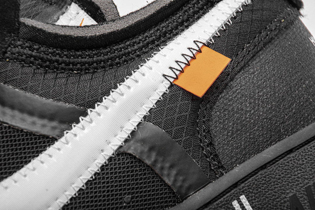 【CA3TS】空军网纱黑 STOS版空军低帮联名板鞋 AO4606-001 OFF White X Air Force 1 Low Black