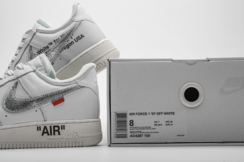 【CA3TS】空军白皮 STOS版空军低帮联名板鞋 AO4297-100 OFF White X Air Force 1 ’07 Low Conplex Con