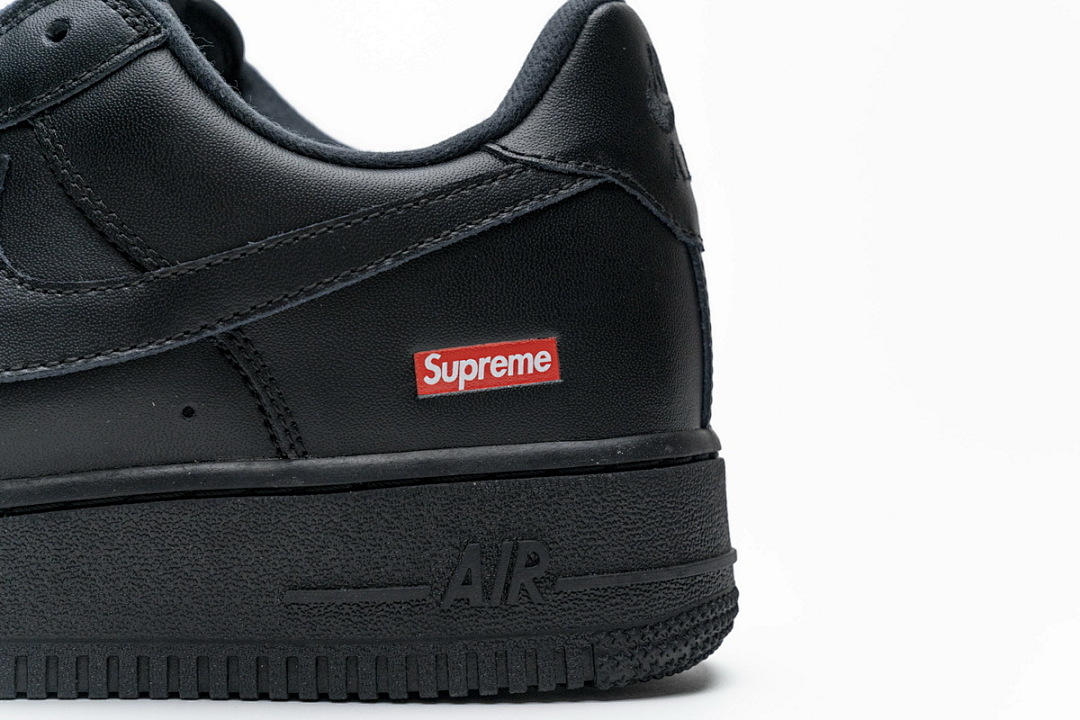 【BA9TS】SUP全黑 头层耐克空军低帮板鞋CU9225-001 Supreme x Air Force 1 Low Black