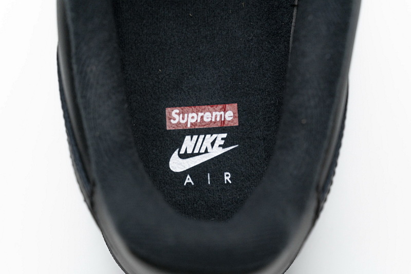 【BA9TS】SUP全黑 头层耐克空军低帮板鞋CU9225-001 Supreme x Air Force 1 Low Black