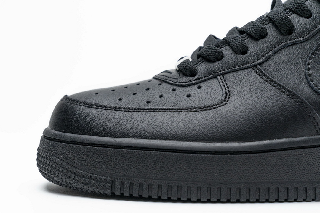 【BA9TS】SUP全黑 头层耐克空军低帮板鞋CU9225-001 Supreme x Air Force 1 Low Black