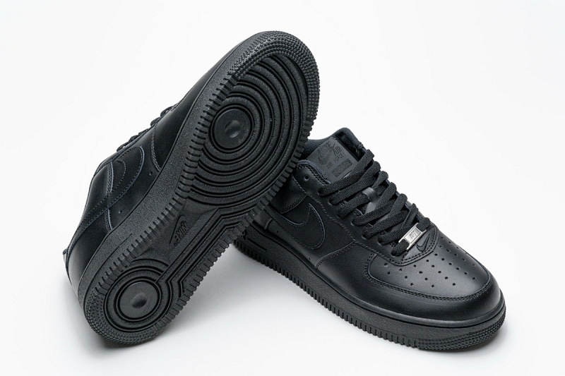 【BA9TS】SUP全黑 头层耐克空军低帮板鞋CU9225-001 Supreme x Air Force 1 Low Black