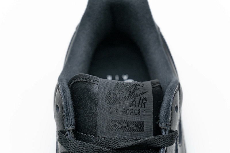 【BA9TS】SUP全黑 头层耐克空军低帮板鞋CU9225-001 Supreme x Air Force 1 Low Black