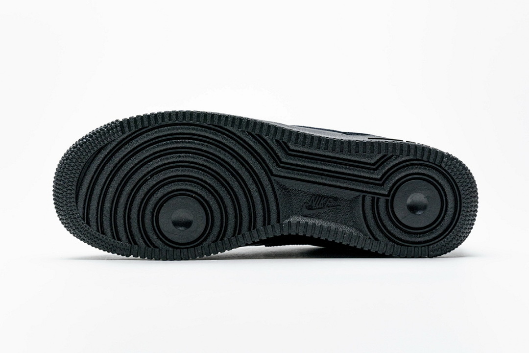 【BA9TS】SUP全黑 头层耐克空军低帮板鞋CU9225-001 Supreme x Air Force 1 Low Black
