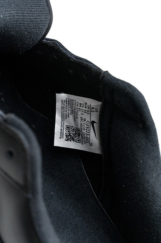 【BA9TS】SUP全黑 头层耐克空军低帮板鞋CU9225-001 Supreme x Air Force 1 Low Black