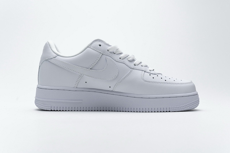 【BA9TS】SUP全白 头层耐克空军低帮板鞋CU9225-100 Supreme x Air Force 1 Low White