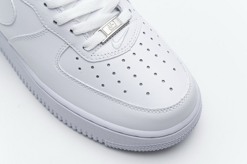 【BA9TS】SUP全白 头层耐克空军低帮板鞋CU9225-100 Supreme x Air Force 1 Low White