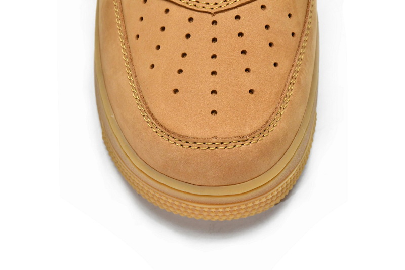【CA5TS】SUP小麦 头层耐克空军低帮板鞋 DN1555-200 Supreme x Nike Air Force 1 Low Flax