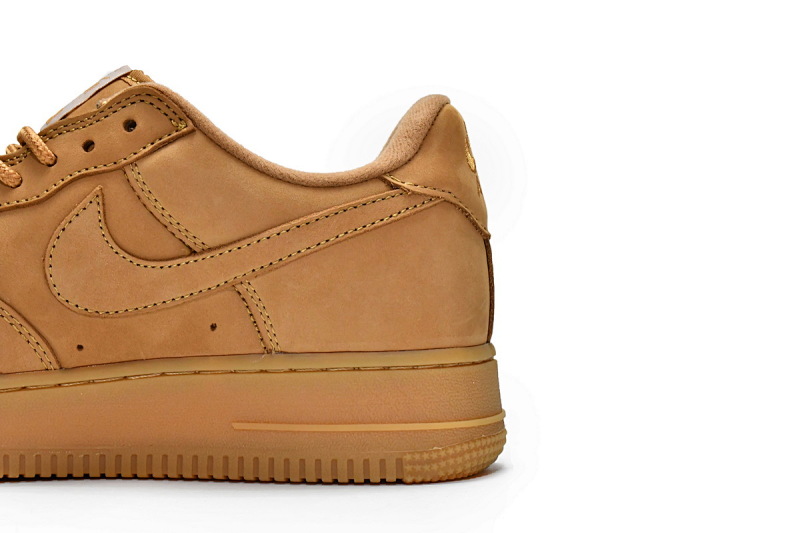 【CA5TS】SUP小麦 头层耐克空军低帮板鞋 DN1555-200 Supreme x Nike Air Force 1 Low Flax