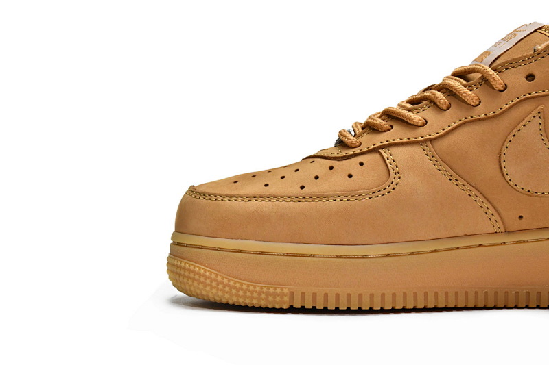 【CA5TS】SUP小麦 头层耐克空军低帮板鞋 DN1555-200 Supreme x Nike Air Force 1 Low Flax