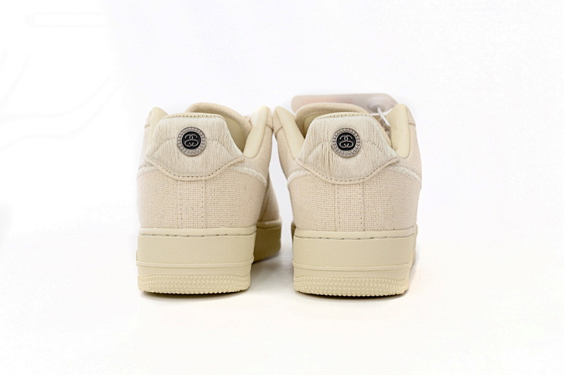 【BD5QF】斯图西米白 耐克空军一号板鞋 CZ9084-200 Stussy x Nike Air Force 1 Low “Fossil Stone”