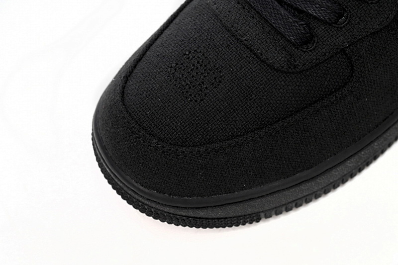 【BD5QF】斯图西黑色 耐克空军一号板鞋 CZ9084-001 Stussy x Nike Air Force 1 Low “Black”