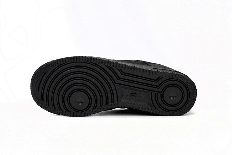 【BD5QF】斯图西黑色 耐克空军一号板鞋 CZ9084-001 Stussy x Nike Air Force 1 Low “Black”