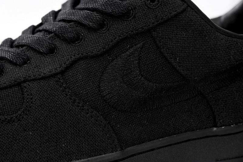 【BD5QF】斯图西黑色 耐克空军一号板鞋 CZ9084-001 Stussy x Nike Air Force 1 Low “Black”