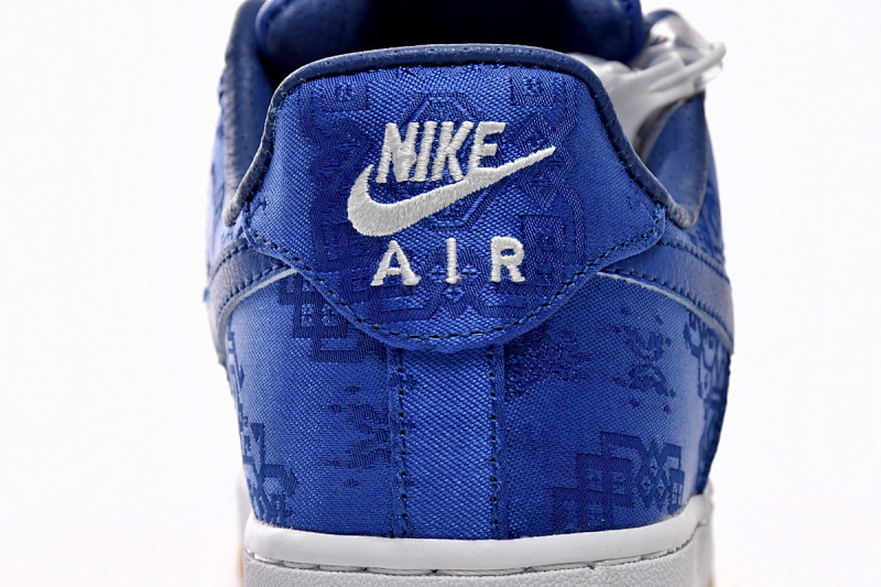 【BD5QF】丝绸蓝 耐克空军一号板鞋 CJ5290-400 CLOT x Nike Air Force 1 Low Premium Blue Silk