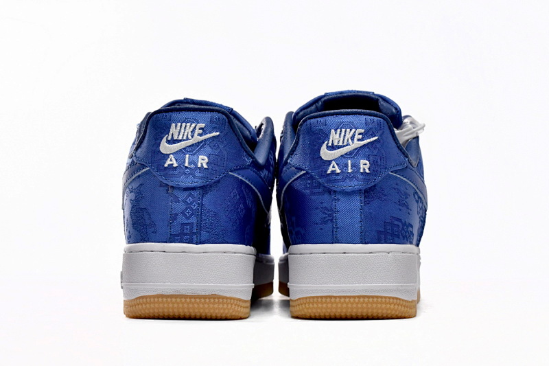 【BD5QF】丝绸蓝 耐克空军一号板鞋 CJ5290-400 CLOT x Nike Air Force 1 Low Premium Blue Silk