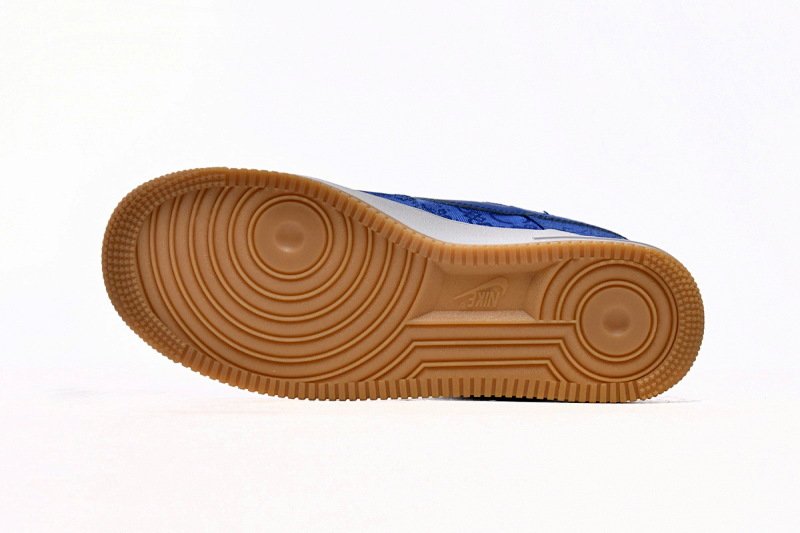 【BD5QF】丝绸蓝 耐克空军一号板鞋 CJ5290-400 CLOT x Nike Air Force 1 Low Premium Blue Silk
