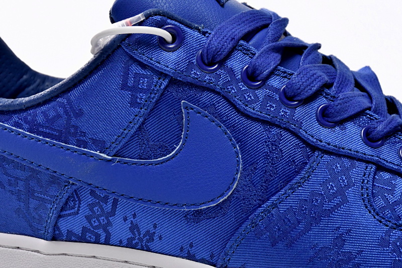 【BD5QF】丝绸蓝 耐克空军一号板鞋 CJ5290-400 CLOT x Nike Air Force 1 Low Premium Blue Silk