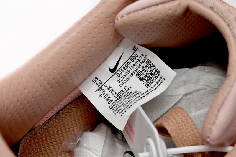 【BD5QF】丝绸金 耐克空军一号板鞋 CJ5290-600 CLOT x Nike Air Force 1 Low Premium Rose Gold Silk