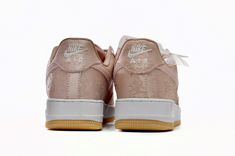 【BD5QF】丝绸金 耐克空军一号板鞋 CJ5290-600 CLOT x Nike Air Force 1 Low Premium Rose Gold Silk