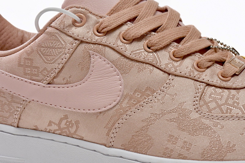 【BD5QF】丝绸金 耐克空军一号板鞋 CJ5290-600 CLOT x Nike Air Force 1 Low Premium Rose Gold Silk