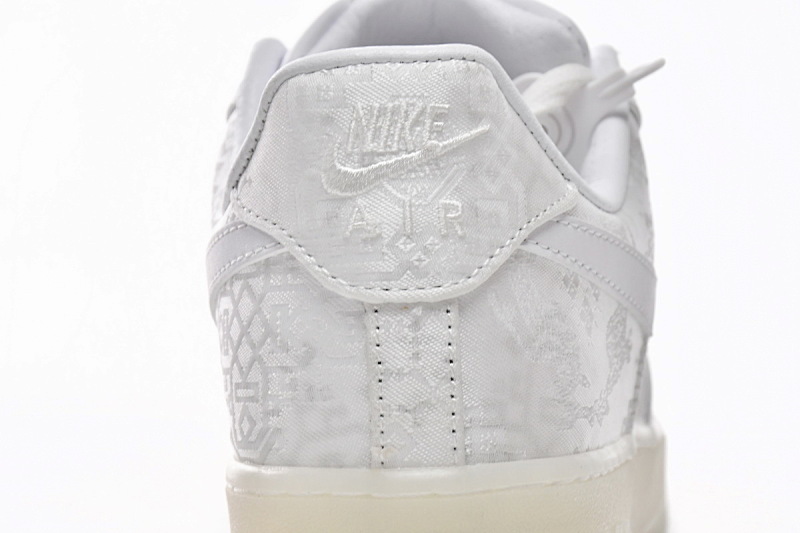 【BD5QF】丝绸白 耐克空军一号板鞋 AO9286-100 CLOT x Nike Air Force 1 Low Premium White Silk
