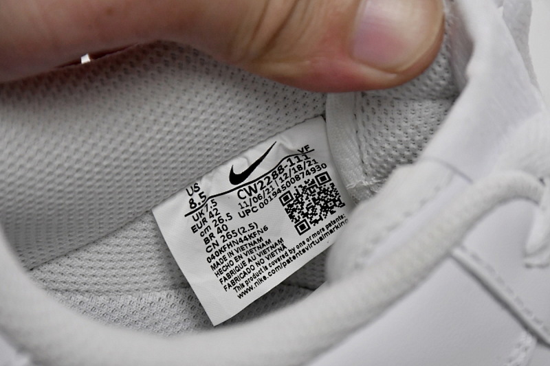 【AA3XP】全白 独家越南VF2021年新版本 CW2288-111 Nike Air Force 1 '07 Low White