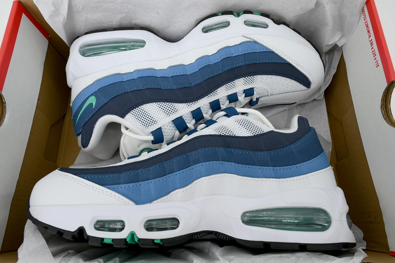 【CA9KZ】白蓝 KZ版本耐克95气垫 IH7855-100 Nike Air Max 95 'Big Bubble - Slate' 2026