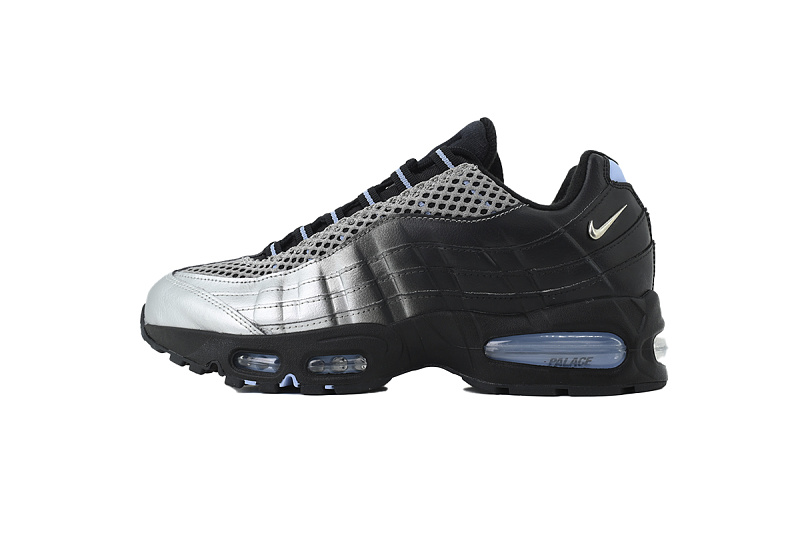 【CA1MC】黑银 耐克95气垫 IQ7708-095 Palace x Nike Air Max 95 'Big Bubble - Metallic Silver'