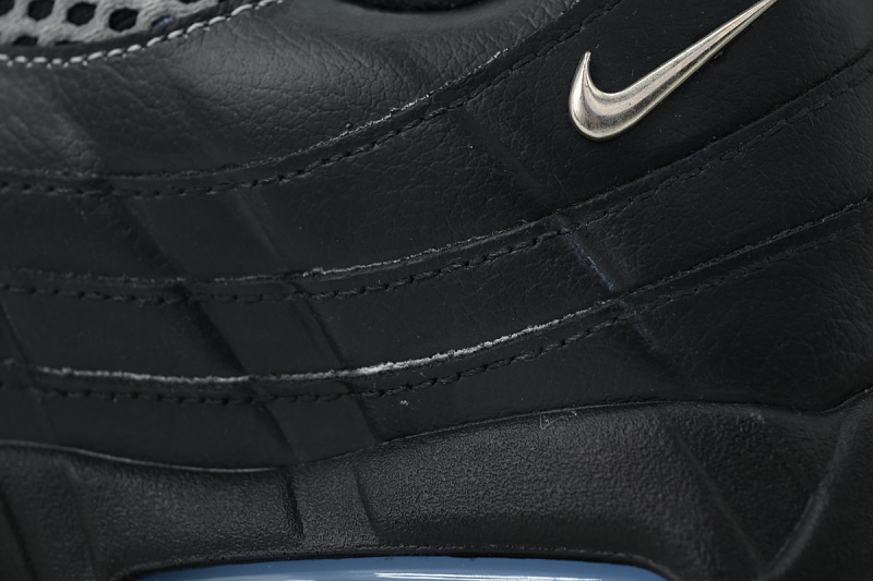 【CA1MC】黑银 耐克95气垫 IQ7708-095 Palace x Nike Air Max 95 'Big Bubble - Metallic Silver'