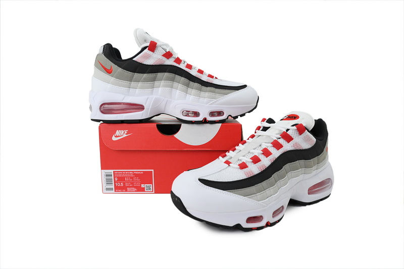 【CA9KZ】黑灰红 KZ版本耐克95气垫 IB7862-100 Nike Air Max 95 OG 'Comet Red' 2026