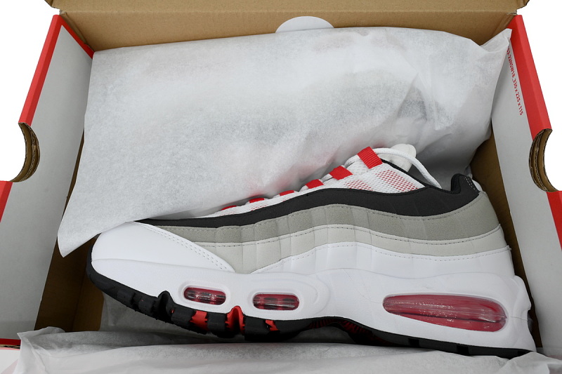 【CA9KZ】黑灰红 KZ版本耐克95气垫 IB7862-100 Nike Air Max 95 OG 'Comet Red' 2026