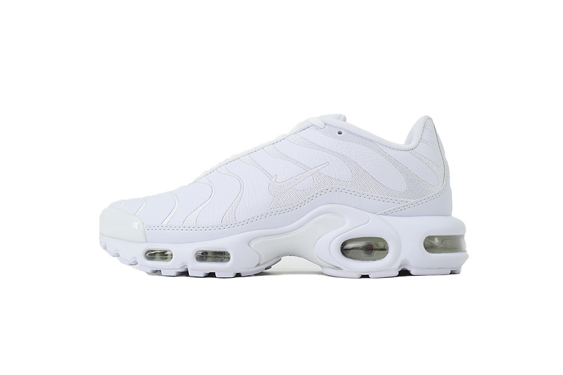 【BA3MA】白皮革 耐克 NIKE 休闲时尚跑步鞋 AJ2029-100 Nike Air Max Plus TN 'Triple White'