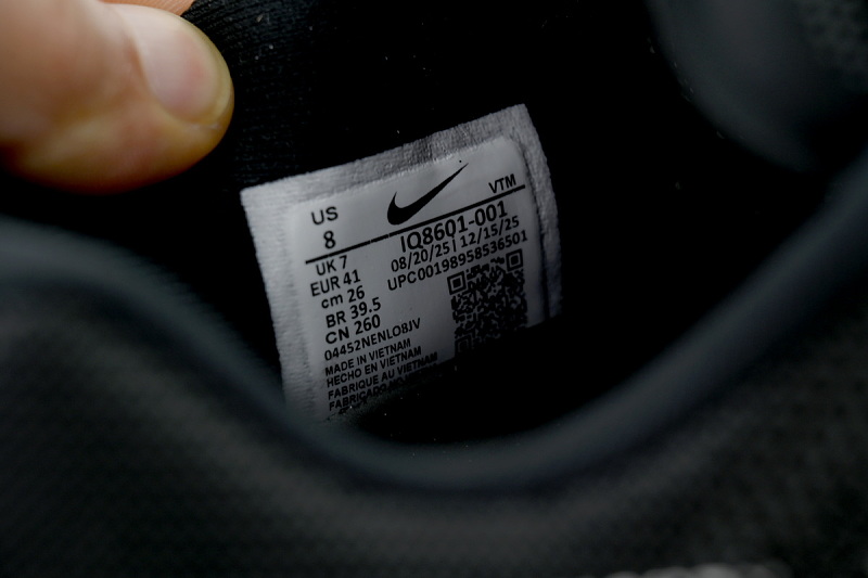 【BH1LL】联名黑001 耐克大气垫跑鞋 IQ8601-001 Fragment Design x Nike Air Liquid Max 'Black Anthracite'