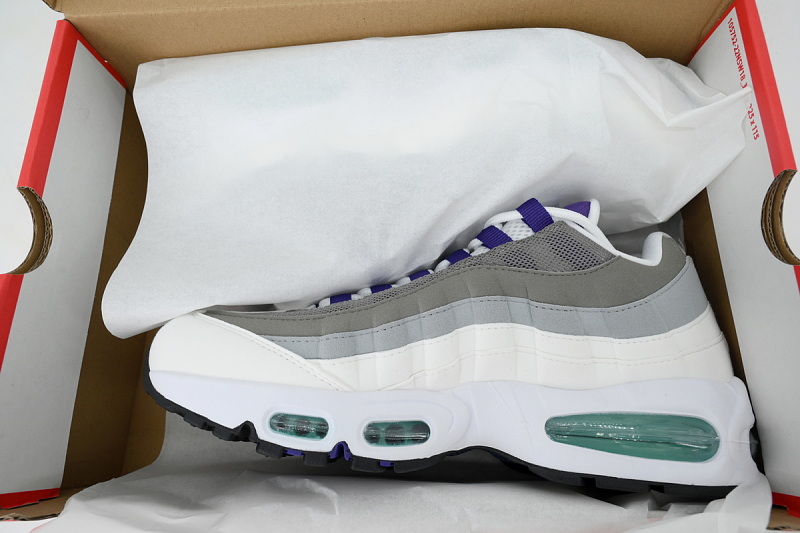 【CA9KZ】紫白 KZ版本耐克95气垫 HJ5996-100 Nike Wmns Air Max 95 OG 'Grape' 2026