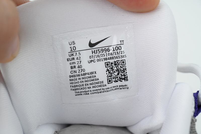 【CA9KZ】紫白 KZ版本耐克95气垫 HJ5996-100 Nike Wmns Air Max 95 OG 'Grape' 2026