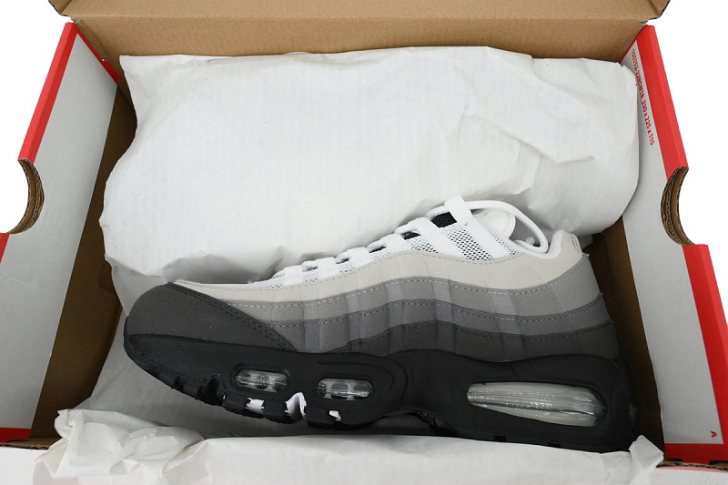 【CA9KZ】黑灰白 KZ版本耐克95气垫 HM4740-007  Nike Air Max 95 'Big Bubble - Granite'
