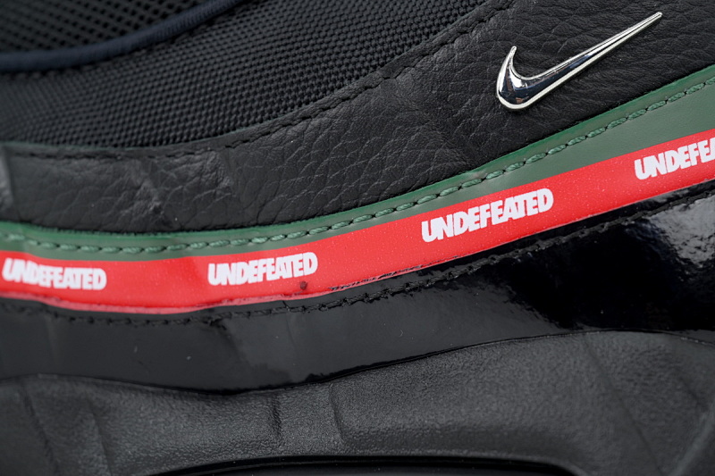 【CA9KZ】大气泡UN联名黑红  KZ版本耐克95气垫 IB4453-001 Undefeated x Nike Air Max 95 'Black'
