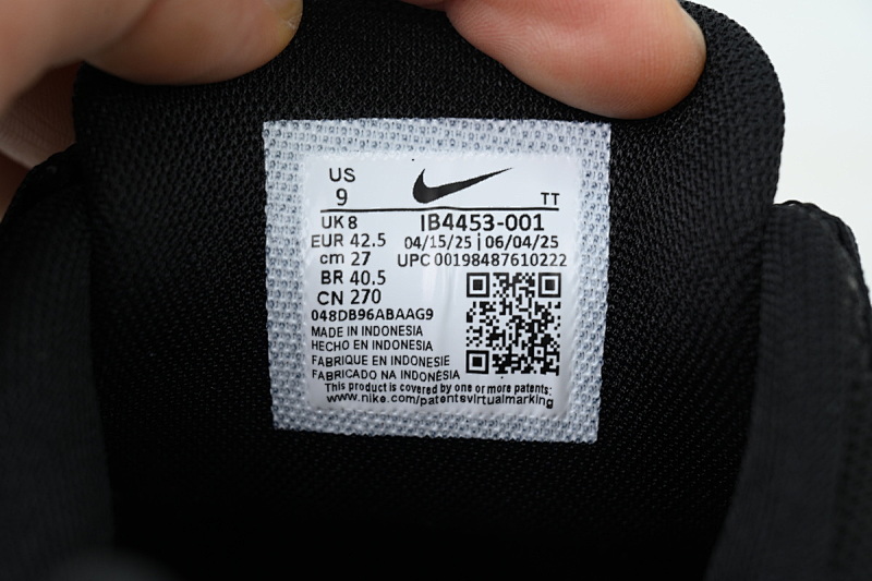 【CA9KZ】大气泡UN联名黑红  KZ版本耐克95气垫 IB4453-001 Undefeated x Nike Air Max 95 'Black'