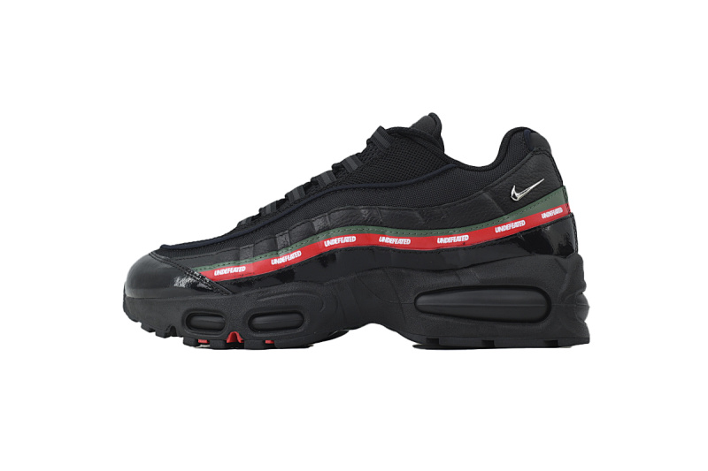 【CA9KZ】大气泡UN联名黑红  KZ版本耐克95气垫 IB4453-001 Undefeated x Nike Air Max 95 'Black'
