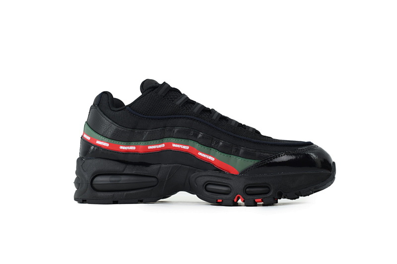 【CA9KZ】大气泡UN联名黑红  KZ版本耐克95气垫 IB4453-001 Undefeated x Nike Air Max 95 'Black'