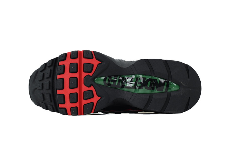 【CA9KZ】大气泡UN联名黑红  KZ版本耐克95气垫 IB4453-001 Undefeated x Nike Air Max 95 'Black'
